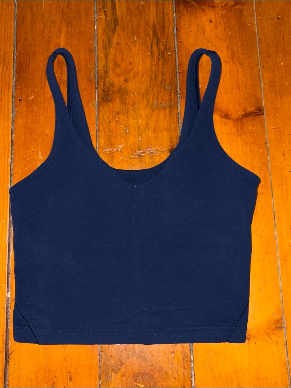 Lululemon Navy Scoop Neck Tank